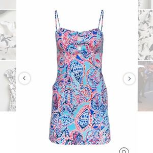 NWT Lilly Pulitzer Petra  shells print Dress "Shell Me About It"